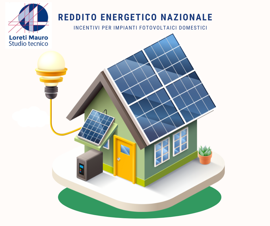 Reddito Energetico Nazionale: Incentivi per Impianti Fotovoltaici Domestici